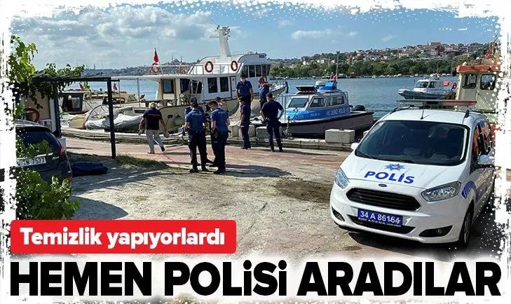 Haliç’te denizde temizlik yapan görevliler köprünün ayağında ceset buldu