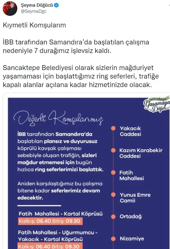İBB’nin çalışması vatandaşa zulüm oldu! 7 İETT durağı işlevsiz kaldı vatandaş isyan etti