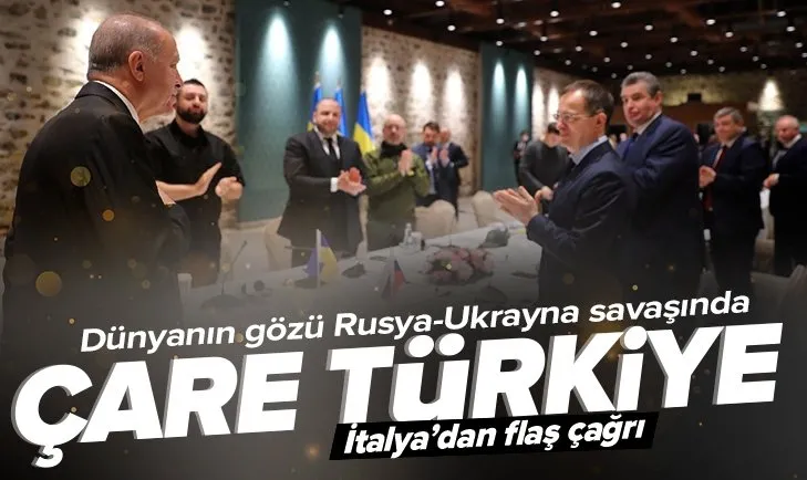 İtalya’dan çare Türkiye mesajı