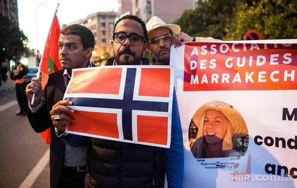 Teröristlerin tecavüz edip öldürdüğü turistler için protesto
