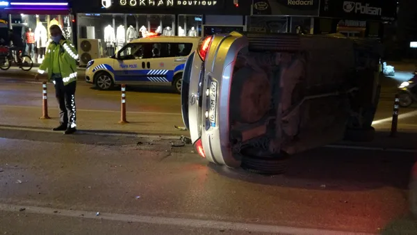 Takla atan otomobilden sağ çıktı: Hiçbir şeye sap olamadım - 3