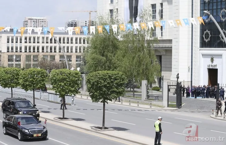 Cumhurbaşkanı Erdoğan, AK Parti Genel Merkezi'ne böyle geldi 16