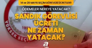 Sandık görevlisi ücretleri yattı mı 2023?