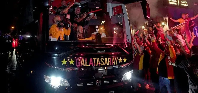 Galatasaray’a Florya’da coşkulu karşılama