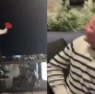Panik anları! Çatıdan atladılar