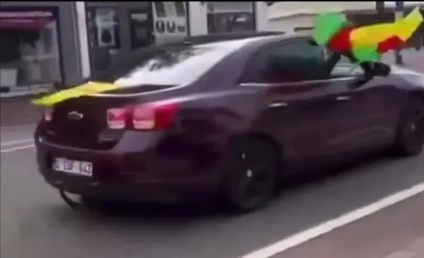 Belçika’da Türk vatandaşları teröre geçit vermedi! PKK yandaşlarının provokasyonuna sert tepki