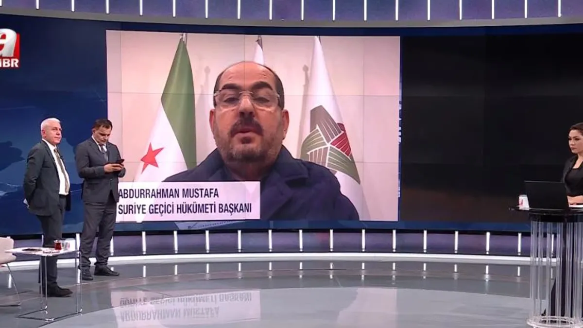Suriye Geçici Hükümeti Başkanı Abdurrahman Mustafa A Haber'de! "Tel Rıfat'ı özgürlüğüne kavuşturacağız" | Halep'i kim yönetecek?