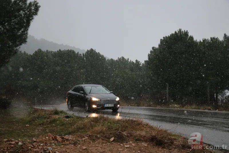 Son Dakika... İstanbul'da beklenen kar yağışı başladı! 2