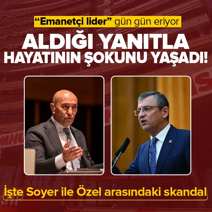 Özgür Özel’e bir darbe de Tunç Soyer’den!