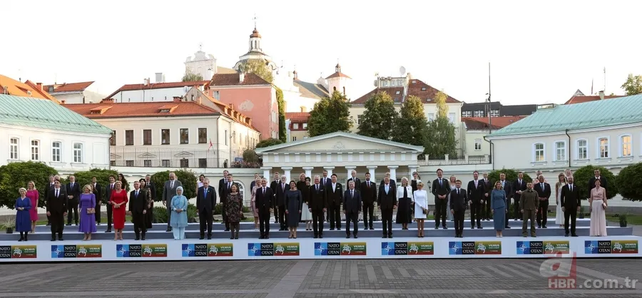 NATO liderleri ve eşleri akşam yemeğinde! Başkan Erdoğan ve eşi Emine Erdoğan da katıldı 20