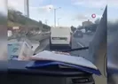 Ambulansa yol vermemek için direndi