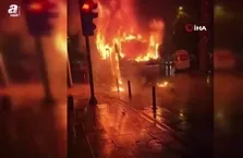 Servis şoförünün dikkati faciayı önledi