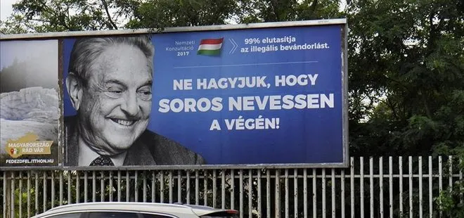 Macaristan’da Soros afişli hükümet kampanyası