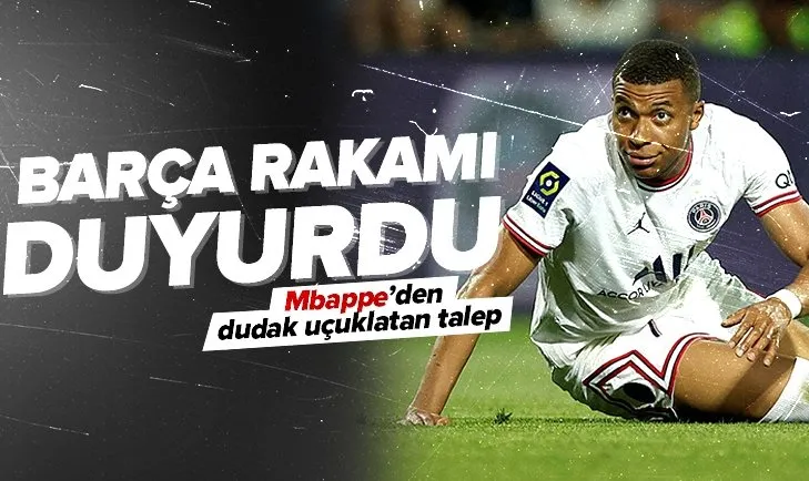 Barcelona Kulübü Başkanı Laporta: Kylian Mbappe net 50 milyon euro istiyor