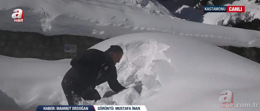 Görüntüler Sibirya’dan değil Türkiye’den! A Haber canlı yayınında şoke eden anlar 9