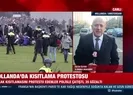 Hollandada kısıtlama protestosu!