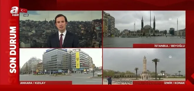 Türkiye gönüllü karantina altında! İşte İstanbul Ankara ve İzmir'de son durum