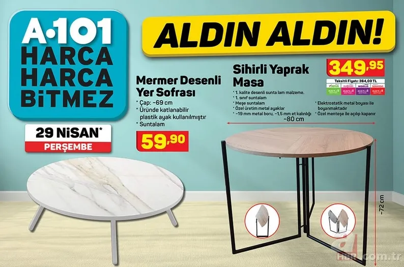 A101 Aldın Aldın kampanyası! 29 Nisan 2021 A101 aktüel ürünler kataloğu dolu dolu! Bu hafta... 8
