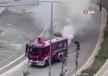 Ankara'da araç yangını paniğe neden oldu