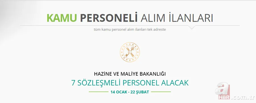 Kamuya memur alımı 2019! İşte başvuru şartları 2