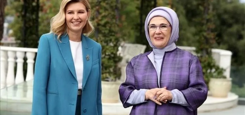 Zelenskiy’nin eşi Zelenska, Emine Erdoğan’a Ukraynalı yetim çocuklar için yaptıklarından dolayı minnettar!