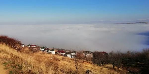 150 bin nüfuslu Kahramanmaraş’ın Elbistan ilçesi sis denizinde kayboldu - 1