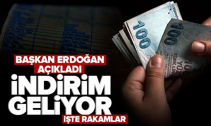 Başkan Erdoğan açıkladı: Elektrik faturaları için indirim yapılacak! İşte rakamlar