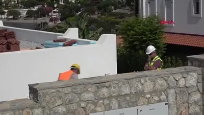 Özdil’in kaçak villasında yıkım sürüyor!