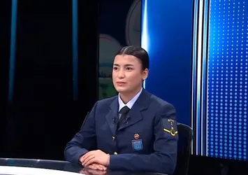 Vatan nöbetinde kadın Astsubay