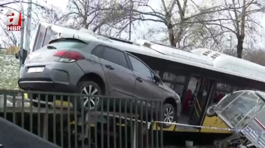 Esenler'de otoparkta faciadan dönüldü