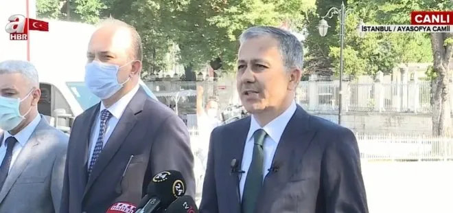 İstanbul Valisi Yerlikaya’dan Ayasofya ve çevresindeki hazırlıklarla ilgili açıklama