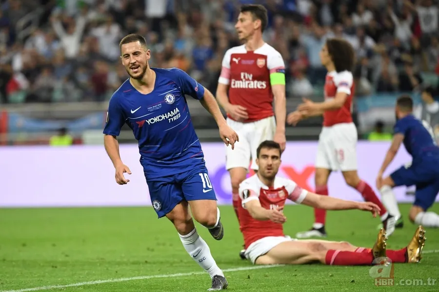 UEFA Avrupa Ligi finalinde Chelsea ezeli rakibi Arsenal'i geçip kupanın sahibi oldu! 13