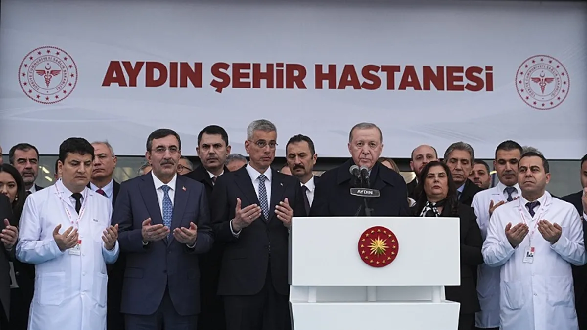 Aydın'a dev sağlık üssü! Hastaları ziyaret eden Başkan Erdoğan’a yoğun ilgi: Allah seni başımızdan eksik etmesin