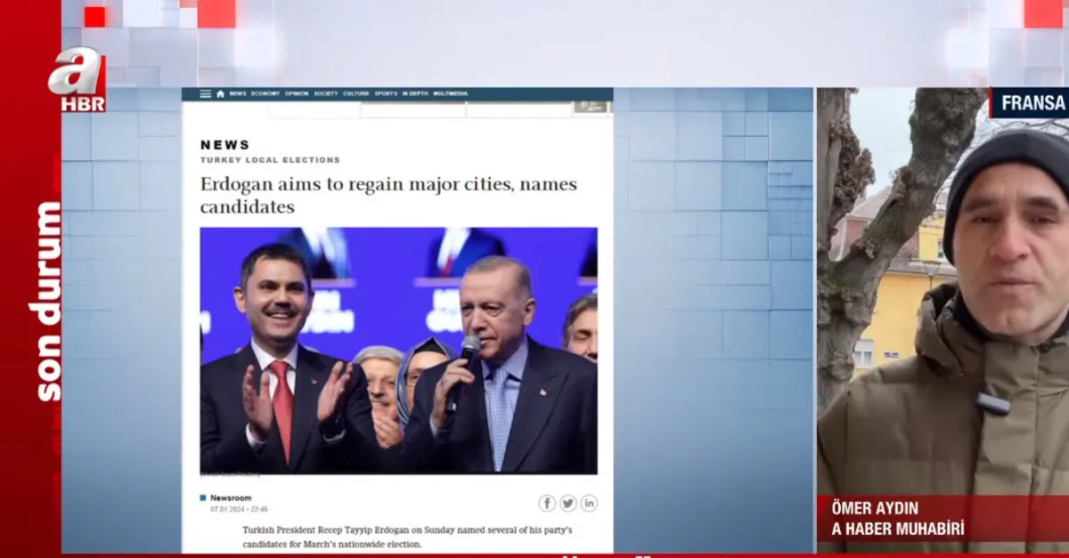 Murat Kurum’un adaylığı dünya basınında