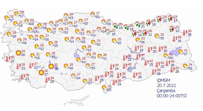 Meteorolojiden SON DAKİKA kuvvetli yağış uyarısı | İstanbul, Ankara, İzmir... - 4