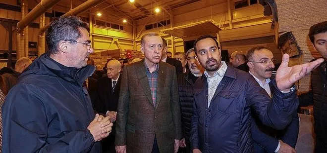 Başkan Recep Tayyip Erdoğan Hataylı işçilerle görüştü