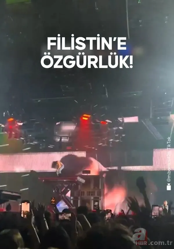 Ünlü şarkıcı Lorde'den dev sahnede dik duruş! New York’ta "Filistin’e Özgürlük" sözleri böyle yankılandı 2