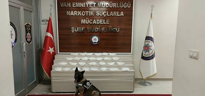 Van'da 14 kilo metamfetamin ele geçirildi