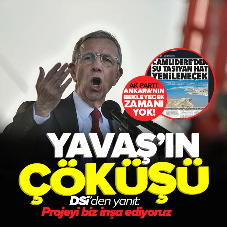 Mansur Yavaş DSİ’nin projesine çökmeye çalıştı