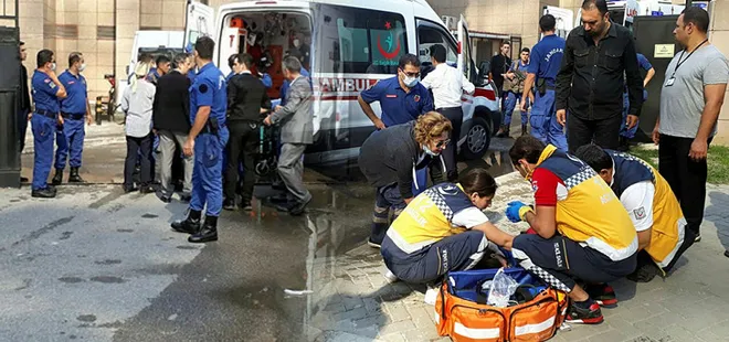 İzmir Adliyesi’nde panik! Bina boşaltılıyor