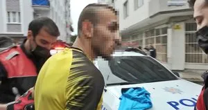 Polise çarpan sürücü böyle yakalandı
