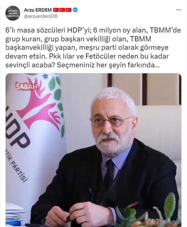 MHP’liler İYİ Parti ve CHP’yi topa tuttu! Arzu Erdem: HDPKK’ya hangi bakanlıkları vereceksiniz