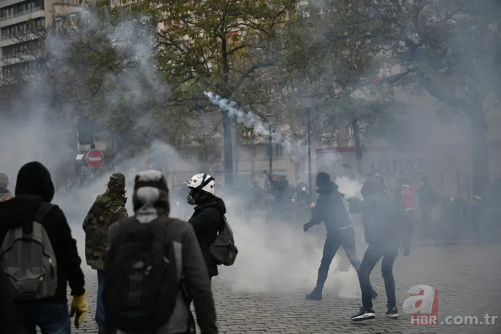 Sarı yelekliler yine sahnede! Paris meydan savaşı