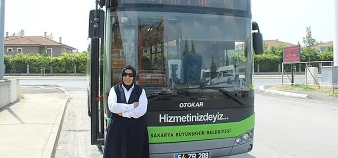 Sakarya’nın ikinci kadın otobüs şoförü yollarda