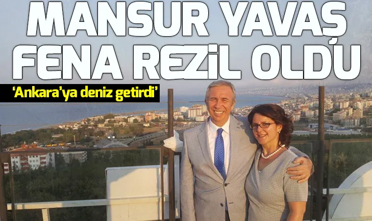 Mansur Yavaş Ankaraya deniz getirdi