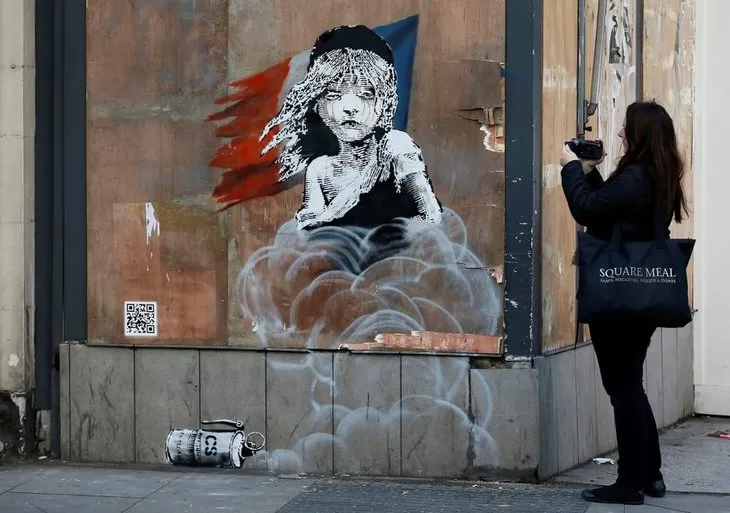 Banksy’nin yeni graffitisi olay oldu