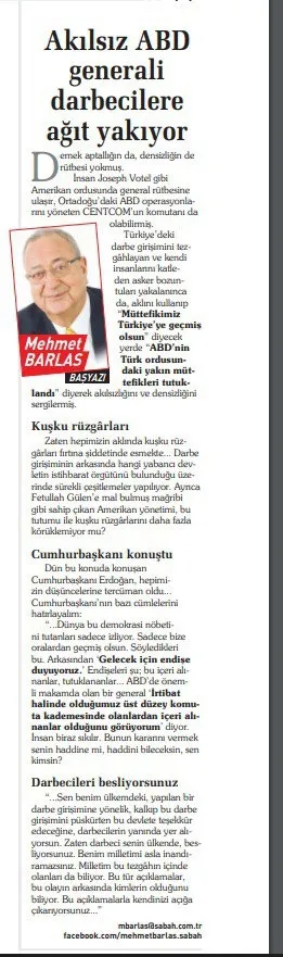 Vesayet odaklarına ve milli irade düşmanlarına karşı hep dik durdu! İşte Mehmet Barlas'ın o dönemlere ışık tutan yazıları - 8