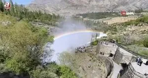 Tortum şelalesi coştu