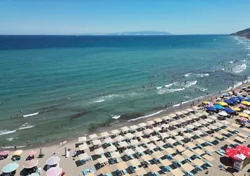 Tekirdağ sahillerinde bayram yoğunluğu