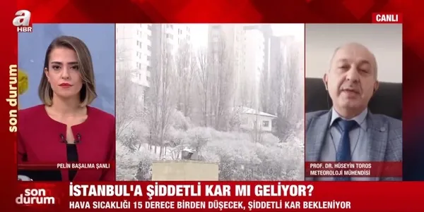 Meteoroloji Mühendisi A Haber'de açıkladı! İstanbul'a şiddetli kar ne zaman yağacak? - 2